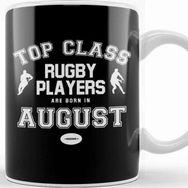 Baskı Dükkanı Top Class Rugby Players Are Born In August Kupa