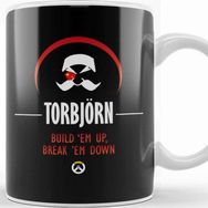 Baskı Dükkanı Torbjorn Build Em Up Break Em Down Overwatch Kupa Bardak
