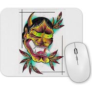 Baskı Dükkanı Tribal Indian With Demon Horns Mouse Pad