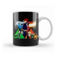 Baskı Dükkanı Trio Hero Shoto Todoroki Katsuki Bakugo Izuku Midoriya My Hero Academia Porselen Beyaz Kupa Bardak