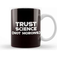 Baskı Dükkanı Trust Science Scientist Math Chemistry Nerd Geek Computer-2 Porselen Beyaz Kupa Bardak
