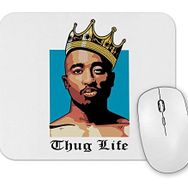 Baskı Dükkanı Tupac Thug Life Mouse Pad