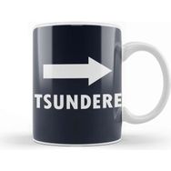 Baskı Dükkanı Typho Tsundere Porselen Beyaz Kupa Bardak