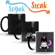 Baskı Dükkanı Unicorn Batcorn 04 Sihirli Porselen Kupa