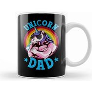 Baskı Dükkanı Unicorn Dad Proud Fathers Of A Unicorn Princess Kupa
