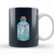 Baskı Dükkanı Unicorn In A Bottle Pixel Art Kupa