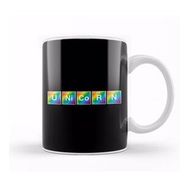 Baskı Dükkanı Unicorn Periodic Table Rainbow Kupa