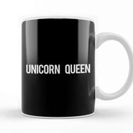 Baskı Dükkanı Unicorn Queen Text Kupa