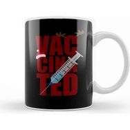 Baskı Dükkanı Vaccinated Christmas Kupa Bardak