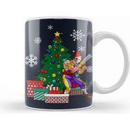 Baskı Dükkanı Vega Around The Christmas Tree Street Fighter Kupa Bardak