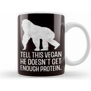 Baskı Dükkanı Vegan Protein Vegetarian Veganism Animal Rights Food Veggie Kupa Bardak