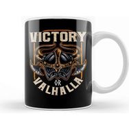 Baskı Dükkanı Viking Mythology Victory Or Valhalla Norse History Kupa Bardak