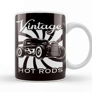 Baskı Dükkanı Vintage Hot Rods Classic Old American Cars Automobile Garage Kupa Bardak