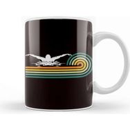 Baskı Dükkanı Vintage Swimmer Retro Swim Swimming Indoor Pool Instructor Kupa