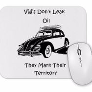 Baskı Dükkanı Vintage Volkswagen Retro Style Mouse Pad