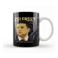 Baskı Dükkanı Volodymyr Zelensky Porselen Beyaz Kupa Bardak
