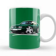 Baskı Dükkanı Vw Corrado Green Beyaz Porselen Kupa Bardak