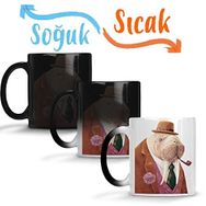 Baskı Dükkanı Walrus Classic Sihirli Porselen Kupa
