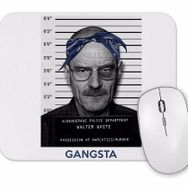 Baskı Dükkanı Walter White Gangsta Branco Mouse Pad
