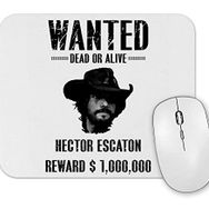 Baskı Dükkanı Wanted Hector Escaton Mouse Pad