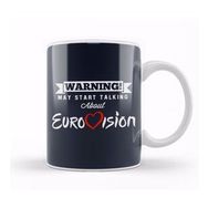 Baskı Dükkanı Warning May Start Talking About Eurovision Beyaz Porselen Kupa Bardak