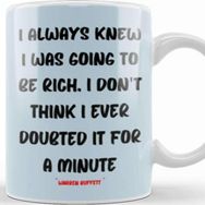 Baskı Dükkanı Warren Buffett Quotes Entrepreneurs Motivation Inspiration Success Work Gift Beyaz Porselen Kupa Bardak