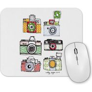 Baskı Dükkanı Watercolor Camera Mouse Pad