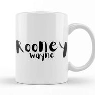 Baskı Dükkanı Wayne Rooney Beyaz Porselen Kupa Bardak