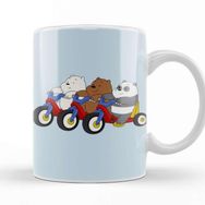 Baskı Dükkanı We Bare Bears 011 Beyaz Porselen Kupa Bardak