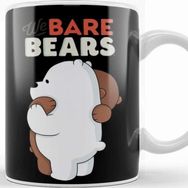 Baskı Dükkanı We Bare Bears 09 Beyaz Porselen Kupa Bardak