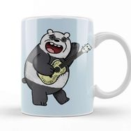 Baskı Dükkanı We Bare Bears Panda Beyaz Porselen Kupa Bardak