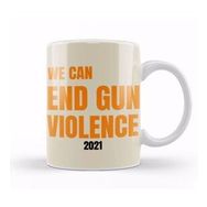 Baskı Dükkanı Wear Orange We Can End Gun Violence 2021 Beyaz Porselen Kupa Bardak