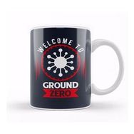 Baskı Dükkanı Welcome To Ground Zero Beyaz Porselen Kupa Bardak