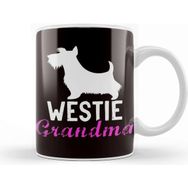Baskı Dükkanı Westie Grandma West Highland Terrier Owner Dog Breed Pet Beyaz Porselen Kupa Bardak