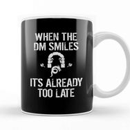 Baskı Dükkanı When The Dm Smiles It S Too Late Porselen Beyaz Kupa Bardak