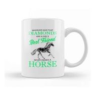 Baskı Dükkanı Whoever Horses Are A Girl S Best Friend Not Diamonds Kupa Bardak