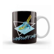 Baskı Dükkanı Windsurfing Sailboarding Sailing Windsurfer Water Sports Porselen Beyaz Kupa Bardak