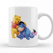 Baskı Dükkanı Winnie The Pooh Eeyore 012 Beyaz Porselen Kupa Bardak