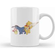 Baskı Dükkanı Winnie The Pooh Eeyore 05 Beyaz Porselen Kupa Bardak