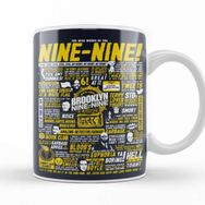 Baskı Dükkanı Wise Words Of The Nine Nine Brooklyn Nine Nine Beyaz Porselen Kupa Bardak