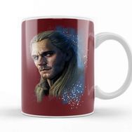 Baskı Dükkanı Witcher Geralt 01 Beyaz Porselen Kupa Bardak