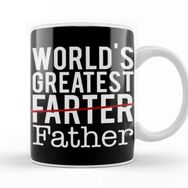 Baskı Dükkanı Worlds Greatest Farter 01 Beyaz Porselen Kupa Bardak