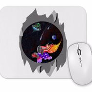 Baskı Dükkanı Worm Hole Mouse Pad