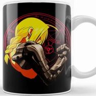 Baskı Dükkanı Yellow Hair Alchemist Metal Beyaz Porselen Kupa Bardak