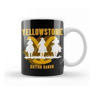 Baskı Dükkanı Yellowstone Dutton Ranch 01 Beyaz Porselen Kupa Bardak