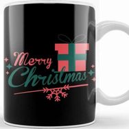 Baskı Dükkanı Yılbaşı Yeni Yıl Konseptli Merry Christmas 017 Kupa Bardak