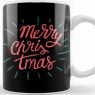 Baskı Dükkanı Yılbaşı Yeni Yıl Konseptli Merry Christmas 019 Kupa BardaK