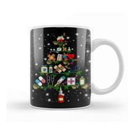 Baskı Dükkanı Yılbaşı Yeni Yıl Konseptli Merry Christmas 02 Kupa Barda
