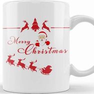 Baskı Dükkanı Yılbaşı Yeni Yıl Konseptli Merry Christmas 023 Kupa Bardak