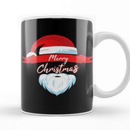 Baskı Dükkanı Yılbaşı Yeni Yıl Konseptli Merry Christmas Santa Claus Kupa Bardak